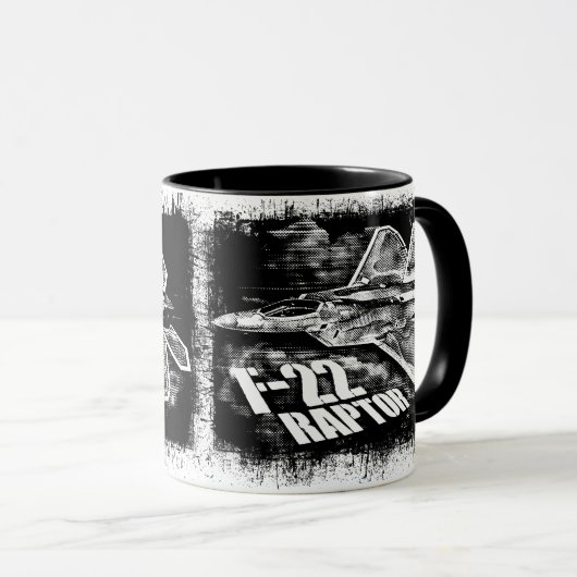F-22 RAPTOR NULL マグカップ (正面右)