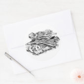 F-22 RAPTOR NULL ラウンドシール (封筒)