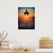 F-22 Raptor with Tell Meフライトの方法 ポスター (キッチン)