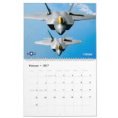 F-22Aラプター カレンダー (2月 2027)