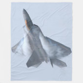 F-22Aラプター フリースブランケット (正面)