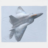 F-22Aラプター フリースブランケット (正面(横))