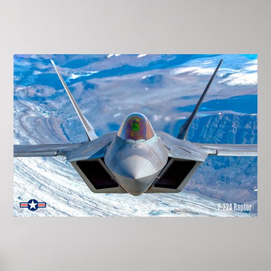 F-22Aラプター ポスター (正面)