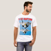 F-22Aラプター Tシャツ (正面フル)