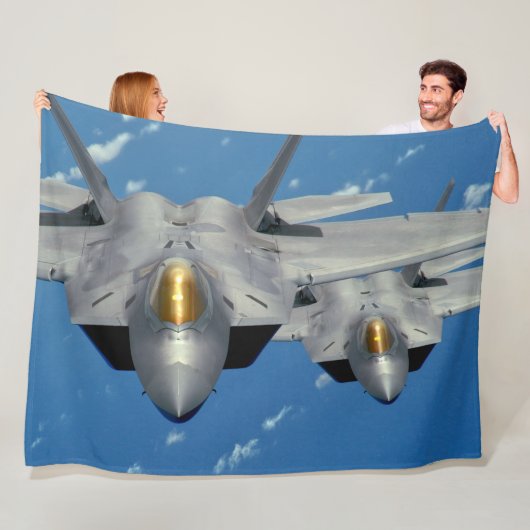 F-22A ラプター フリースブランケット (インサイチュ)