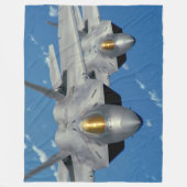 F-22A ラプター フリースブランケット (正面)