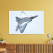 F-22A ラプター 24x36 キャンバスプリント (インサイチュ (リビング))