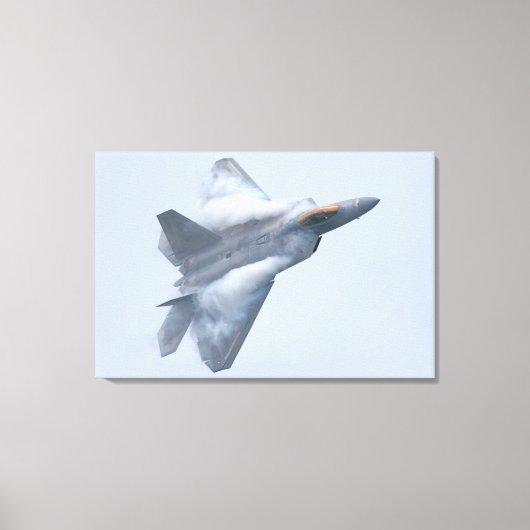 F-22A ラプター 24x36 キャンバスプリント (正面)