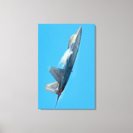 F-22A ラプター 24x36 キャンバスプリント (正面)