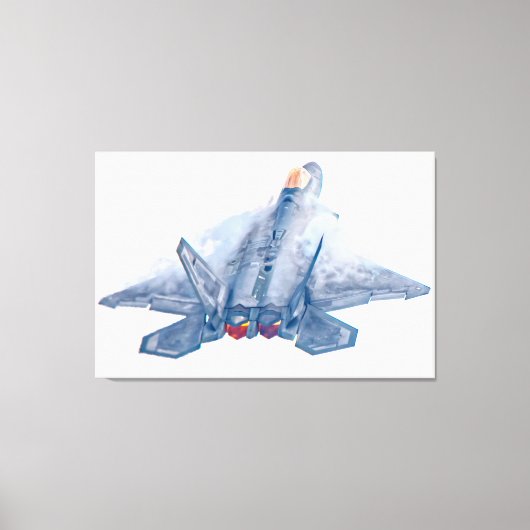 F-22A ラプター 32x48 キャンバスプリント (正面)