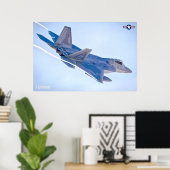 F-22A RAPTOR ポスター (ホームオフィス)