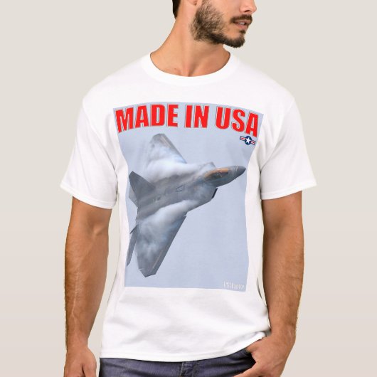 F-22A RAPTOR – 米国製 Tシャツ (正面)
