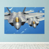 F-22A RAPTOR 40x60 キャンバスプリント (インサイチュ (ウッドフロア))