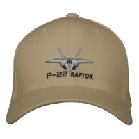 米空軍 F-22 ラプター キャップ F-22ラプター 刺繍入りキャップ | Zazzle.co.jp