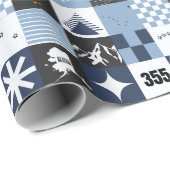 F-35および355FS《鳥》ハヤブサホリデースクエア ラッピングペーパー (ロールコーナー)