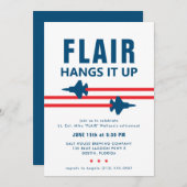 F-35ファイタージェットパーティの招待状 招待状 (正面/裏面)