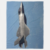 F-35戦闘機 フリースブランケット (正面)