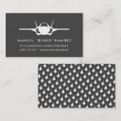 F-35稲妻2の試験専門の名刺 名刺 (正面/裏面)