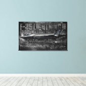 F-35稲妻IIキャンバスプリント キャンバスプリント (インサイチュ (ウッドフロア))