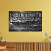 F-35稲妻IIキャンバスプリント キャンバスプリント (インサイチュ (リビング))