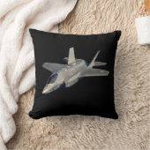 F-35稲妻IIパンサージェット戦闘機 クッション (ブランケット)