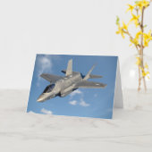 F-35稲妻IIパンサージェット戦闘機（空） カード (黄色い花)
