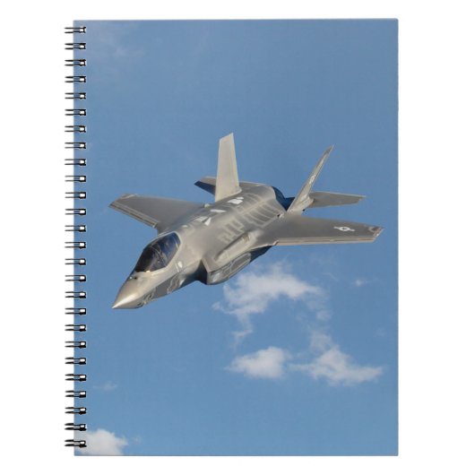 F-35稲妻IIパンサージェット戦闘機(空) ノートブック (正面)
