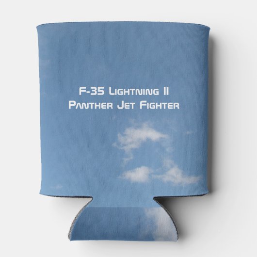 F-35稲妻IIパンサージェット戦闘機(空) 缶クーラー (裏面)