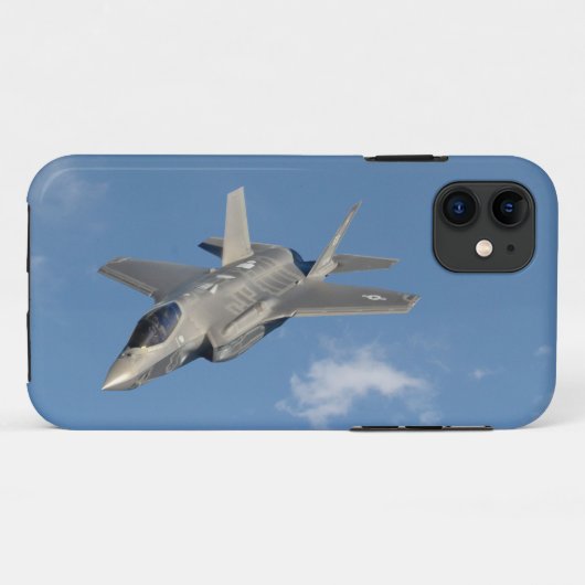 F-35稲妻IIパンサージェット戦闘機（空） Case-Mate iPhoneケース (裏面(横))