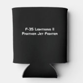 F-35稲妻IIパンサージェット戦闘機 缶クーラー (裏面)