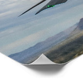 F-35稲妻II航空機 ポスター (角)