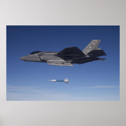 F-35稲妻II航空機 ポスター (正面)