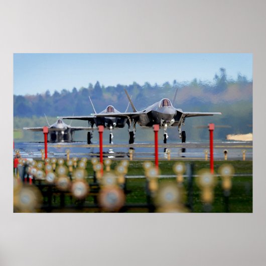 F-35稲妻II航空機 ポスター (正面)