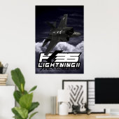 F-35稲妻II ポスター (ホームオフィス)