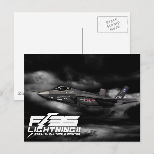 F-35稲妻II ポストカード (正面/裏面)