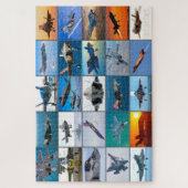 F-35稲妻II「モンタージュ」 ジグソーパズル (縦)