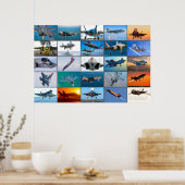 F-35稲妻II「モンタージュ」 ポスター (キッチン)