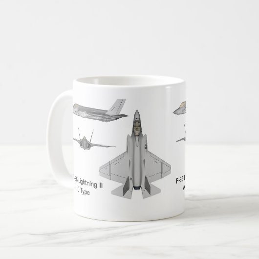 F-35 Lightning II コーヒーマグカップ (正面左)
