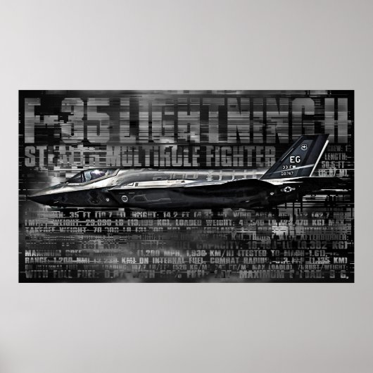 F-35 Lightning II Poster ポスター (正面)