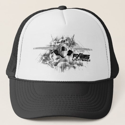 F-35 Lightning II Trucker Hat キャップ (正面)