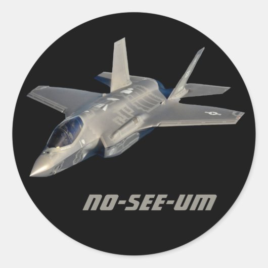 F-35 No-See-Umジェット戦闘機 ラウンドシール (正面)
