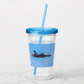 F-35A稲妻IIアクリルタンブラー アクリルタンブラー (裏面)