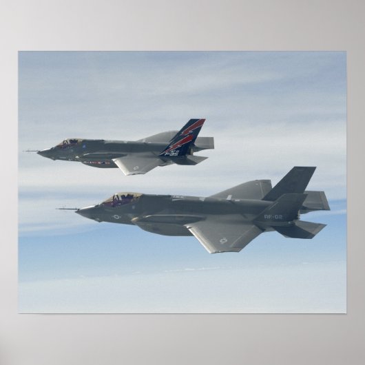 F-35A稲妻II共同ストライクファイター ポスター (正面)