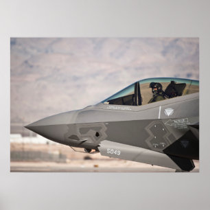 F-35A稲妻II航空機 ポスター