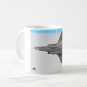 F-35A稲妻II (オランダ) コーヒーマグカップ (正面左)