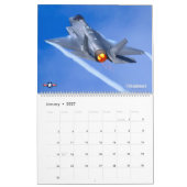 F-35A稲妻II カレンダー (1月 2027)