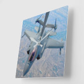 F-35A稲妻II スクエア壁時計 (傾斜)