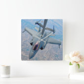 F-35A稲妻II スクエア壁時計 (ホーム)