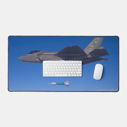 F-35A稲妻II デスクマット (キーボード&マウス)