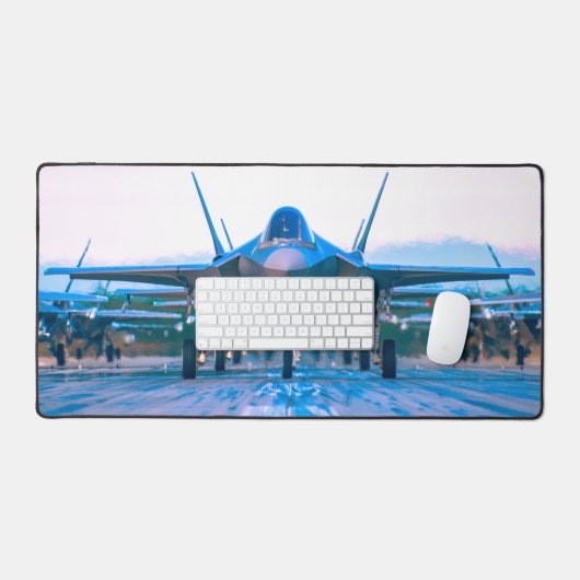 F-35A稲妻II デスクマット (キーボード&マウス)